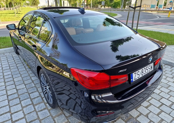 BMW Seria 5 cena 193400 przebieg: 80000, rok produkcji 2020 z Szczecin małe 781